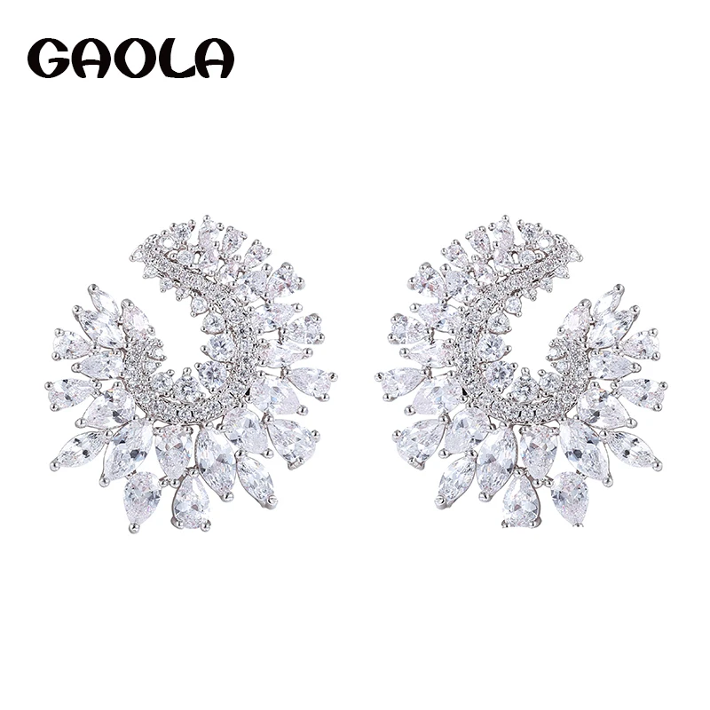 GAOLA Women Flower AAA Cubic Zirconia Classic Stud Earrings Engagement Gift GLE6506
GAOLA Women Flower AAA Cubic Zirconia Classic Stud Earrings Engagement Gift GLE6506
