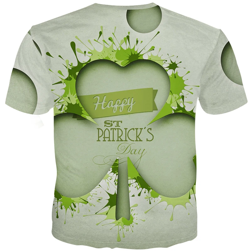YFFUSHI New Male 3d T shirts Casual 3d T shirts St. Patrick's Day T shirt Summer 3d Print Green Tees Men Tops Streetwear
YFFUSHI New Male 3d T shirts Casual 3d T shirts St. Patrick's Day T shirt Summer 3d Print Green Tees Men Tops Streetwear