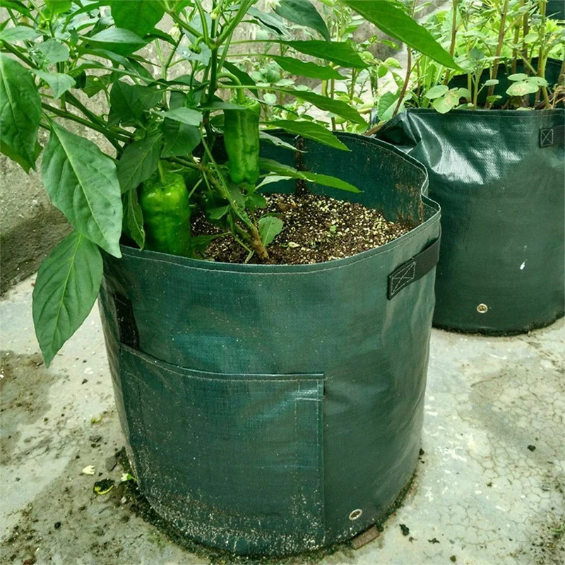 Repeat Potato Grow Planter PE Cloth Planting Container Bag Vegetable gardening jardineria Thicken Garden Pot | Дом и сад