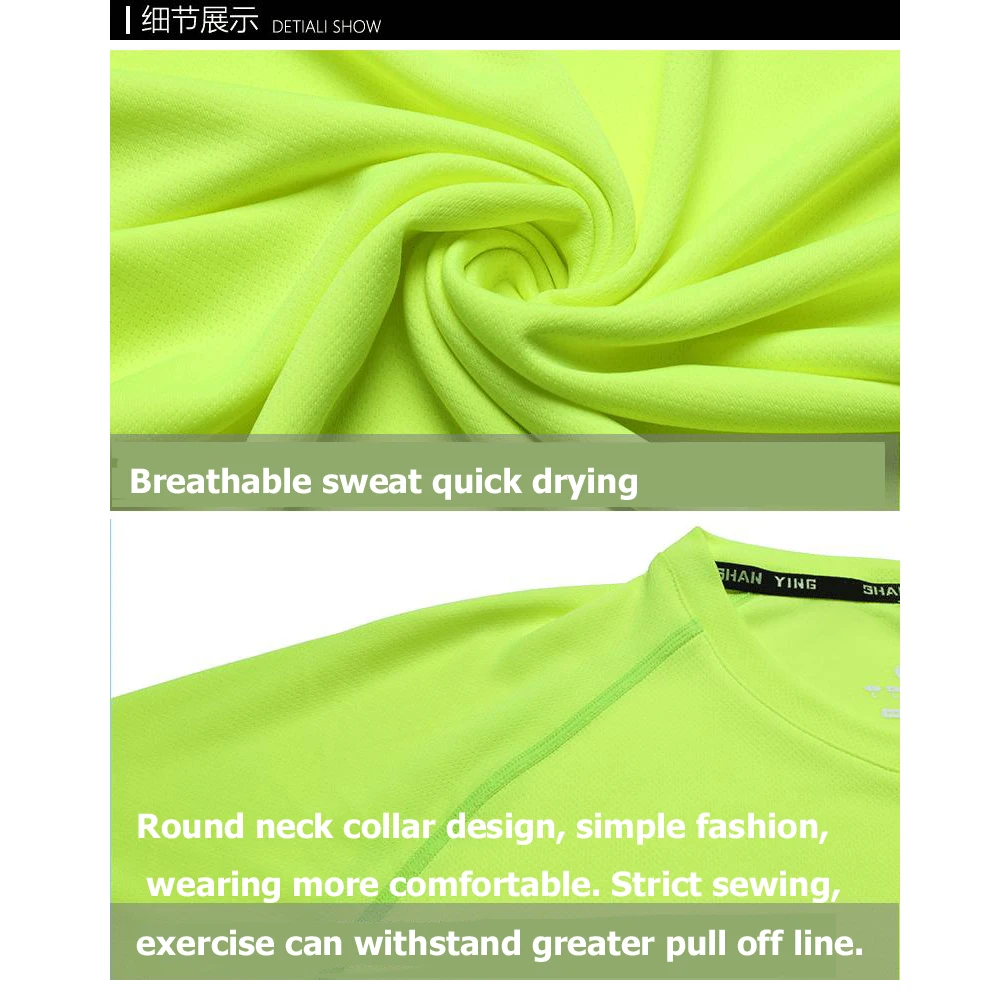 Men's Shirts Summer 2017 Running t-shirts Men Sport Women Short Sleeve Sports Suit Gym Fitness Soccer Jerseys Training Jogging
Men's Shirts Summer 2017 Running t-shirts Men Sport Women Short Sleeve Sports Suit Gym Fitness Soccer Jerseys Training Jogging