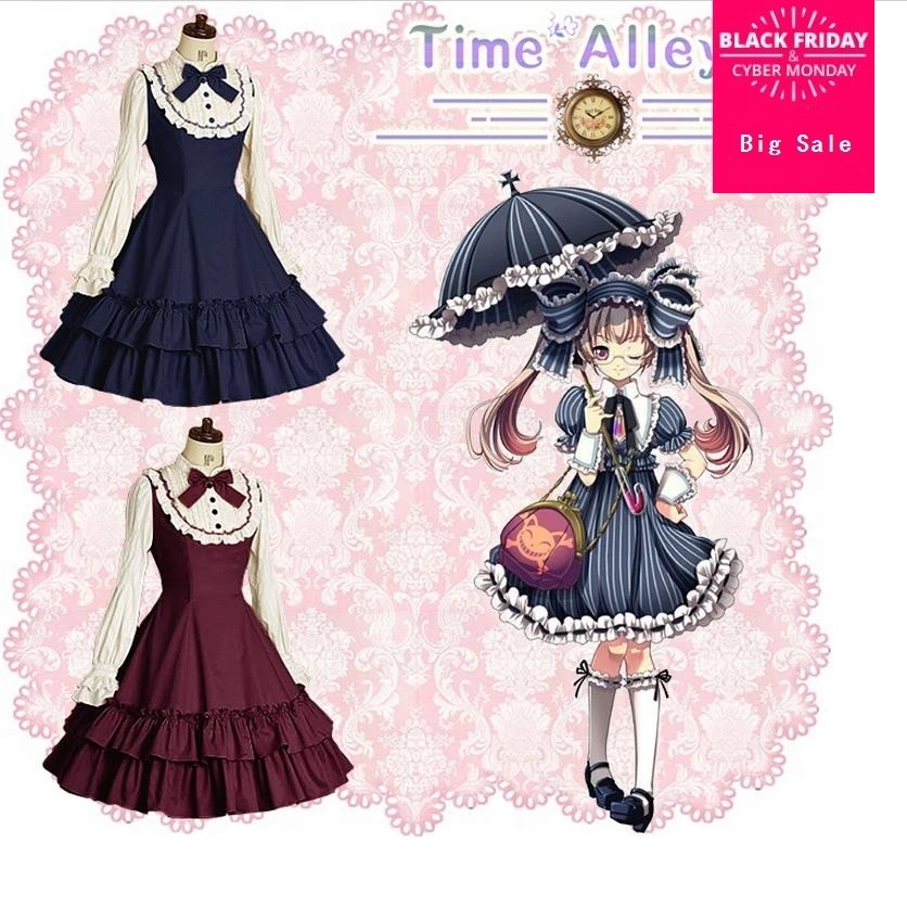 Mori Girl Lolita Princess Free shipping 2020 summer Maid cosplay lolita Dress Retro lace daily dress medieval gothic dress w276
Mori Girl Lolita Princess Free shipping 2020 summer Maid cosplay lolita Dress Retro lace daily dress medieval gothic dress w276