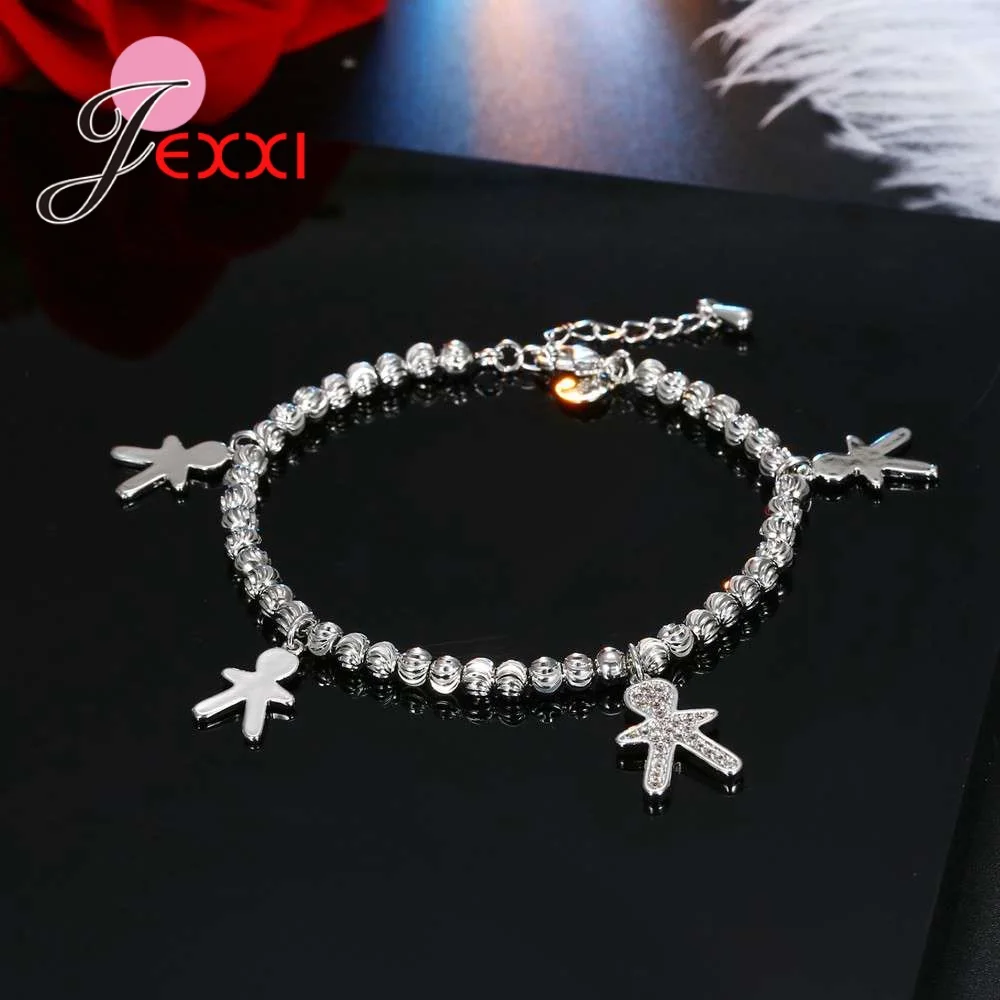 Novel Figure Shape Pattern Bracelets For Cute Women Female Pretty 925 Pure Sterling Silver Cubic Zirconia Top Quality Gift
Novel Figure Shape Pattern Bracelets For Cute Women Female Pretty 925 Pure Sterling Silver Cubic Zirconia Top Quality Gift