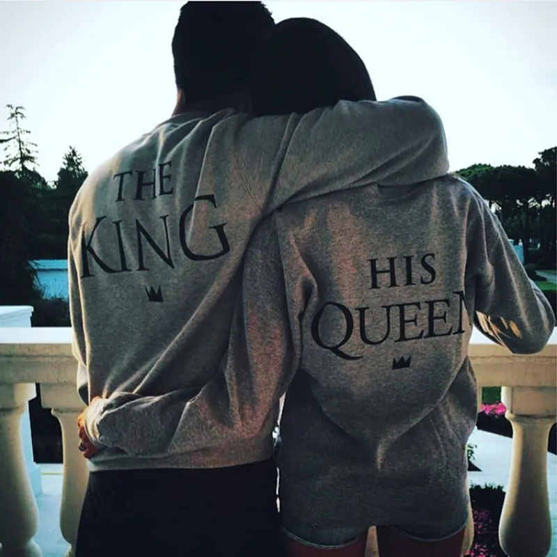 New KING Queen Crown Print Unisex Men Women Autumn Hoodies Slim Sweatshirt for Couple Lovers Winter Patchwork Hooded Pullovers
New KING Queen Crown Print Unisex Men Women Autumn Hoodies Slim Sweatshirt for Couple Lovers Winter Patchwork Hooded Pullovers