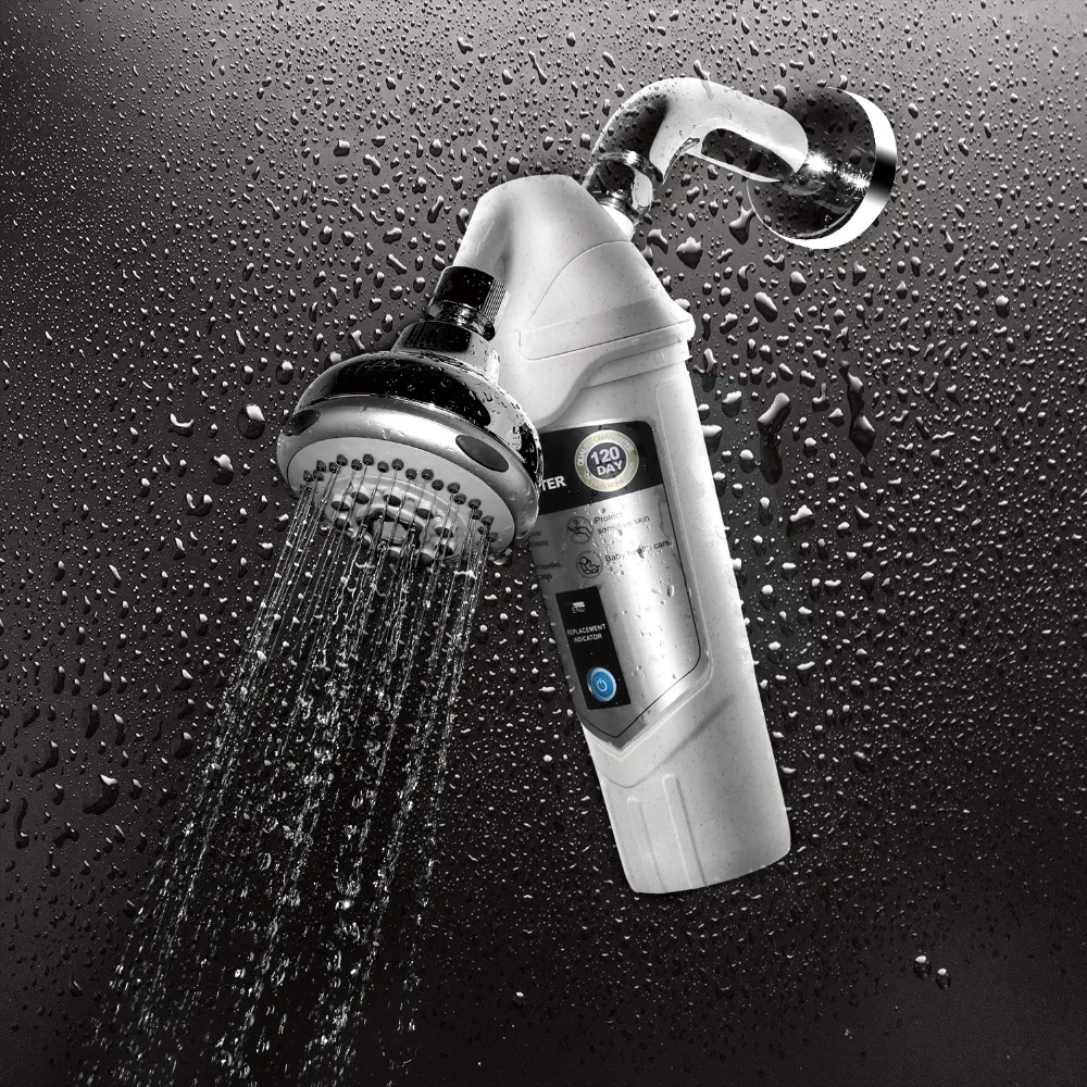 Shower purifier , three stages filtration system to remove chlorine, odor and heavy metal
Shower purifier , three stages filtration system to remove chlorine, odor and heavy metal