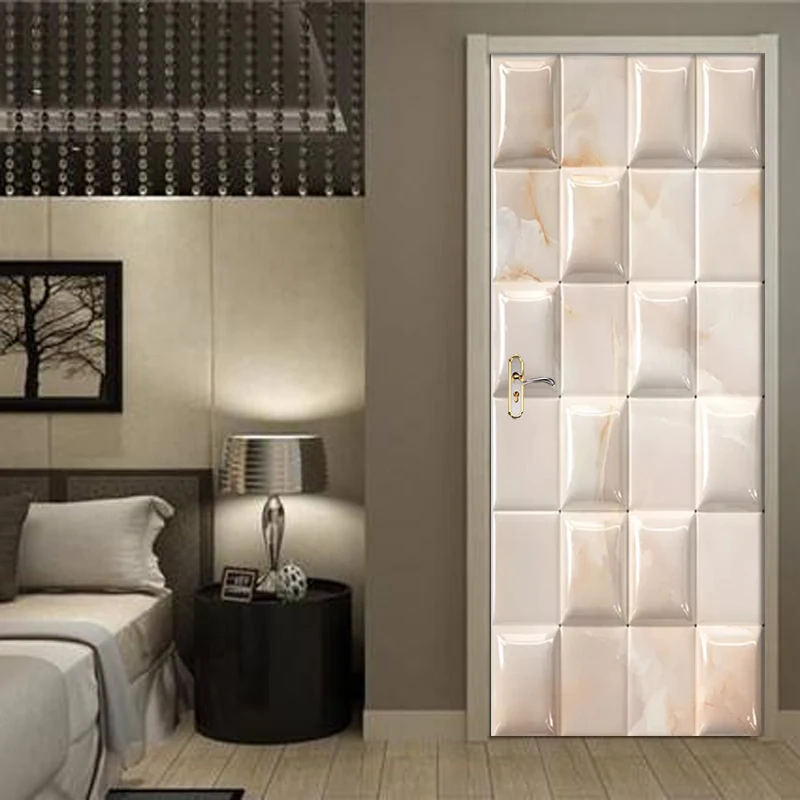 Door Sticker 3D Solid Geometry Marble Wallpaper PVC Waterproof Self-adhesive Living Room Door Decor Decals Detachable 3D Mural
Door Sticker 3D Solid Geometry Marble Wallpaper PVC Waterproof Self-adhesive Living Room Door Decor Decals Detachable 3D Mural