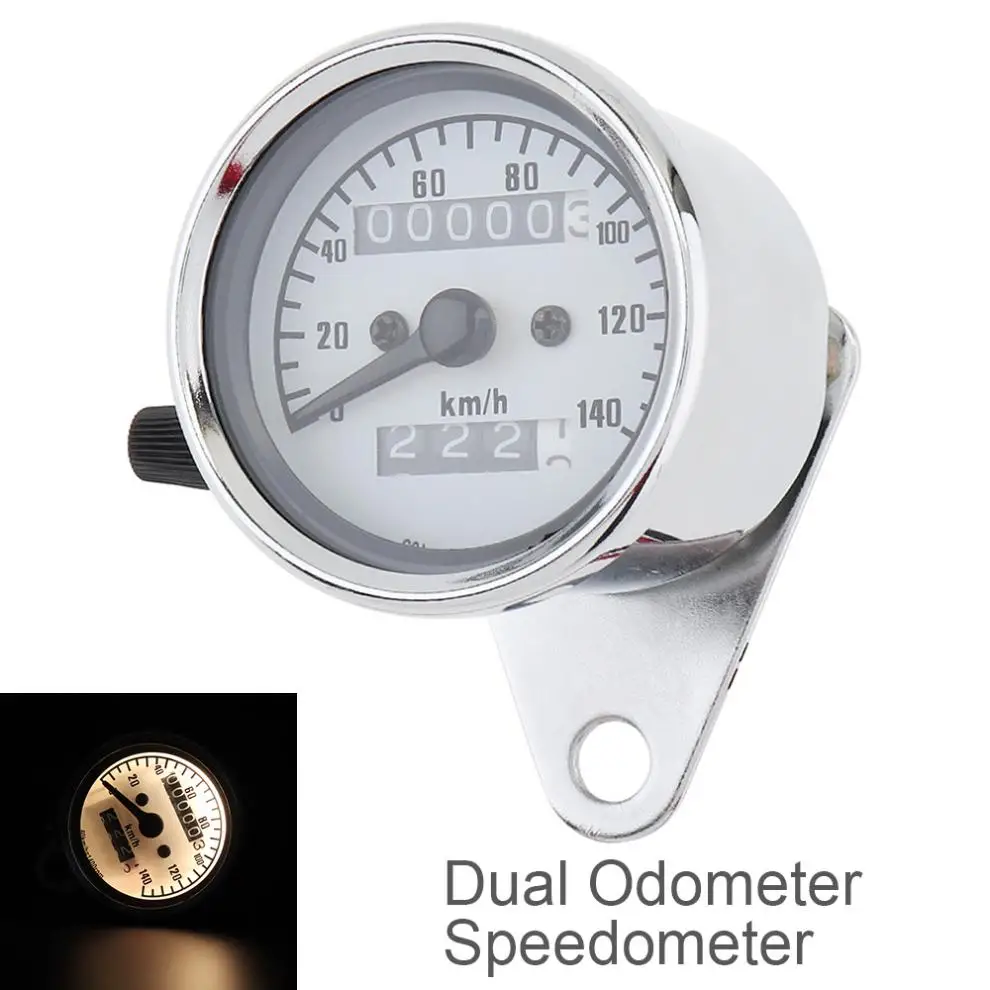 Universal 12V Yellow Night Light Motorcycle Speedometer Metal Case Car Meter and Kilometer Table for Retro Motorcycle
Universal 12V Yellow Night Light Motorcycle Speedometer Metal Case Car Meter and Kilometer Table for Retro Motorcycle