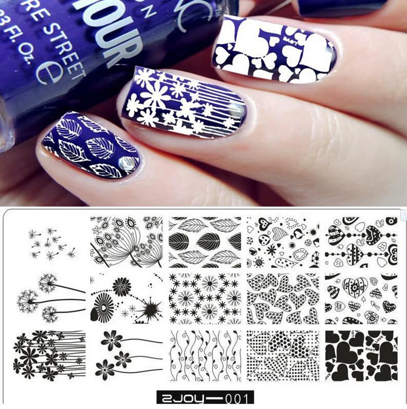1pc zjoy01 Nail Stamping Plates Stainless Steel Flower DIY Pattern Polish Templates Printing for 3D Nail Art Steel Template Gift
1pc zjoy01 Nail Stamping Plates Stainless Steel Flower DIY Pattern Polish Templates Printing for 3D Nail Art Steel Template Gift