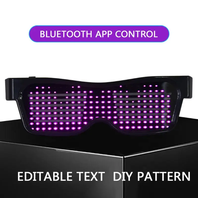 Умные светодиодные очки с Bluetooth, модные мигающие солнцезащитные очки мобильный телефон, беспроводные очки с динамическим рисунком
Умные светодиодные очки с Bluetooth, модные мигающие солнцезащитные очки мобильный телефон, беспроводные очки с динамическим рисунком