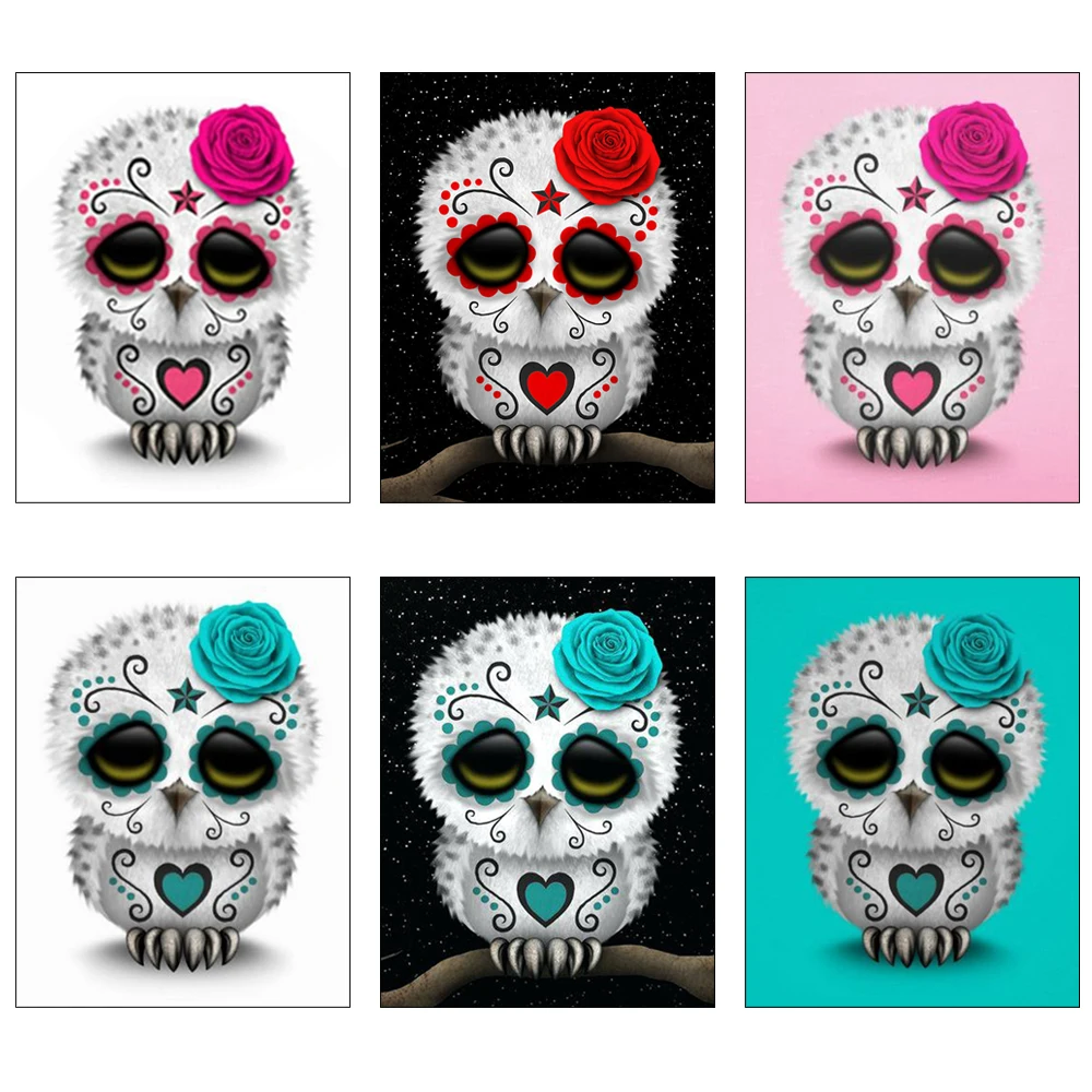 New DIY 5D Full Square Diamond Embroidery Paintings Mosaic Drill Rhinestones Cross Stitch Kit Cartoon Skull Face Owl Painting
New DIY 5D Full Square Diamond Embroidery Paintings Mosaic Drill Rhinestones Cross Stitch Kit Cartoon Skull Face Owl Painting