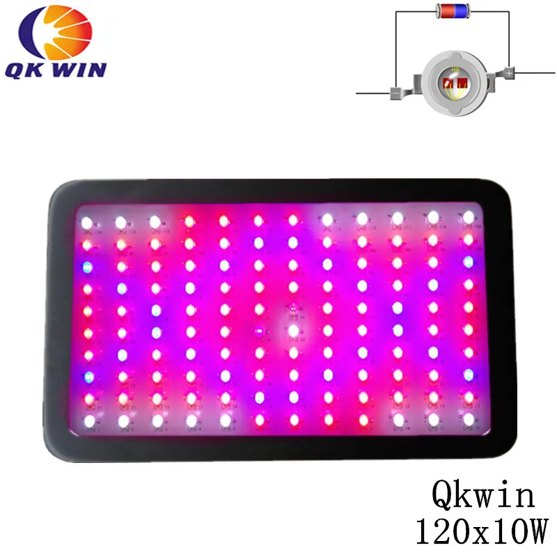 Drance shipping Qkwin 1200W LED Grow Lighting 120x10W Full Spectrum grow lamps with 410nm-730nm For Indoor plants' grow Flowe
Drance shipping Qkwin 1200W LED Grow Lighting 120x10W Full Spectrum grow lamps with 410nm-730nm For Indoor plants' grow Flowe