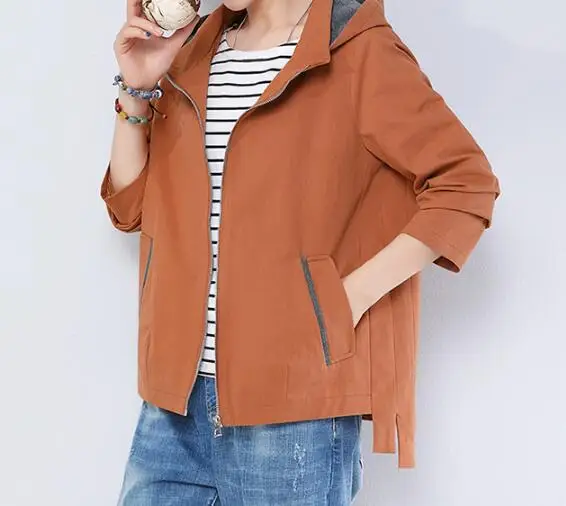 M--4XL / HOT / Spring Women New Fashion Large size short loose casual thin section wild collar jacket
M--4XL / HOT / Spring Women New Fashion Large size short loose casual thin section wild collar jacket