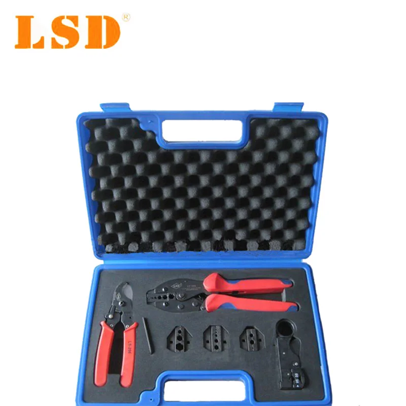 LY-05H-5A2 High Quality Combination Tools in plastic box with LY-05H Crimper LS-206 Cutter LS-312B Stripper and die sets
LY-05H-5A2 High Quality Combination Tools in plastic box with LY-05H Crimper LS-206 Cutter LS-312B Stripper and die sets