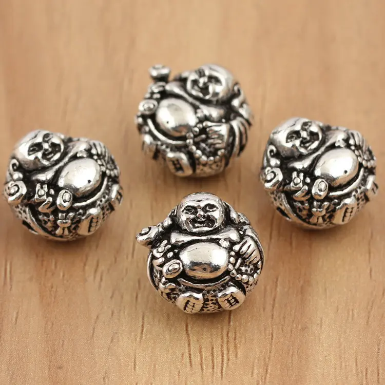 100% 925 silver Laughing Buddha Statue Beads Real Sterling Silver Buddhist Happy Buddha Jewelry Beads DIY bracelet beads
100% 925 silver Laughing Buddha Statue Beads Real Sterling Silver Buddhist Happy Buddha Jewelry Beads DIY bracelet beads