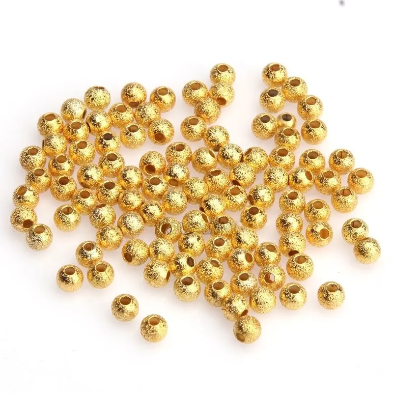 80/100pcs Round Ball Beads Findings for Jewelry Making 3/4mm Silver Gold Metal Spacer Bead DIY Accessories for Jewelry
80/100pcs Round Ball Beads Findings for Jewelry Making 3/4mm Silver Gold Metal Spacer Bead DIY Accessories for Jewelry