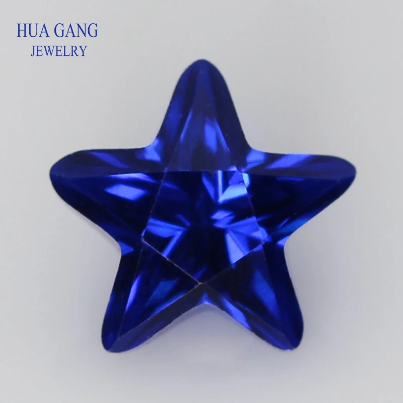 113# Spinel Blue Star Shape Brilliant Cut Synthetic Spinel Stone For Jewelry Size 3x3-10x10mm Free Shipping
113# Spinel Blue Star Shape Brilliant Cut Synthetic Spinel Stone For Jewelry Size 3x3-10x10mm Free Shipping