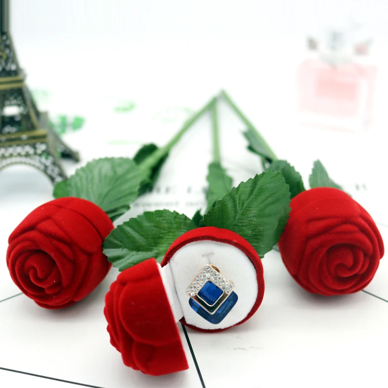 12 Piece Rose Shape Lovely Soft Velvet Wedding Engagement Ring Box For Earrings Rings Jewelry Display Gift Box Holder
12 Piece Rose Shape Lovely Soft Velvet Wedding Engagement Ring Box For Earrings Rings Jewelry Display Gift Box Holder