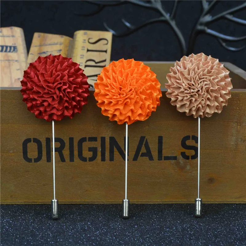 Chic Handmade Fabric Flower Brooch for Men's Suit Floral Lapel Pin of Solid Color Brooch Wedding Party Jewelry 10 Colors
Chic Handmade Fabric Flower Brooch for Men's Suit Floral Lapel Pin of Solid Color Brooch Wedding Party Jewelry 10 Colors