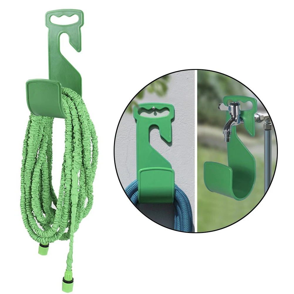 Rack Green Expandable Flexible Hanger Durable Hose Holder Storage Garden Portable Home Hook ABS Wall Mounted | Дом и сад