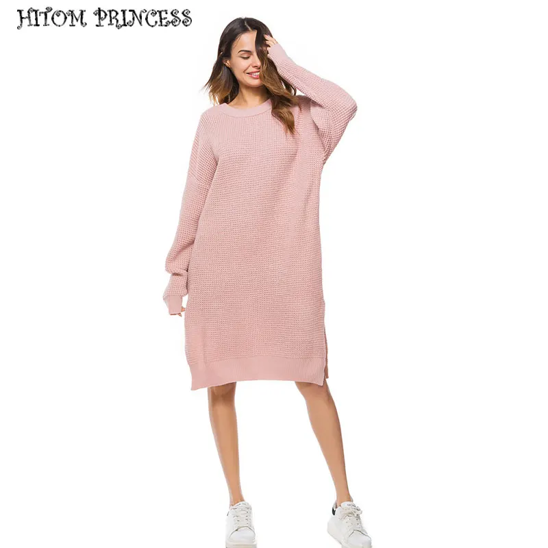 HITOM PRINCESS Elegant Cotton Long Sweater Dress Oversized Pullover Knitted Dress Winter Loose Women Dresses Vestidos Feminino
HITOM PRINCESS Elegant Cotton Long Sweater Dress Oversized Pullover Knitted Dress Winter Loose Women Dresses Vestidos Feminino