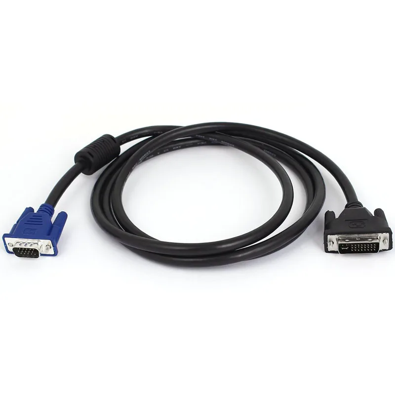 DVI to VGA кабель DVI-I Dual Link Мужской DVI 24 + 5 to VGA Мужской M/M Видео Кабель-адаптер для разъемов 6 FT 1,5 м
DVI to VGA кабель DVI-I Dual Link Мужской DVI 24 + 5 to VGA Мужской M/M Видео Кабель-адаптер для разъемов 6 FT 1,5 м