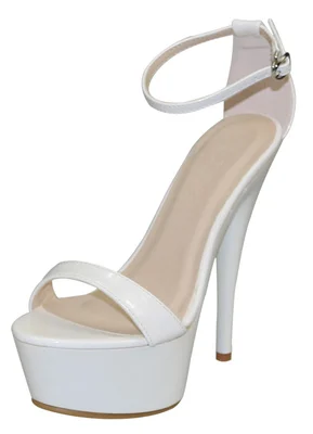 Sandals Women Shoes Candy Colors Sexy Ankle Strap Sandals Platform Summer Gladiator High Heels 14.8CM Party Wedding Shoes White
Sandals Women Shoes Candy Colors Sexy Ankle Strap Sandals Platform Summer Gladiator High Heels 14.8CM Party Wedding Shoes White