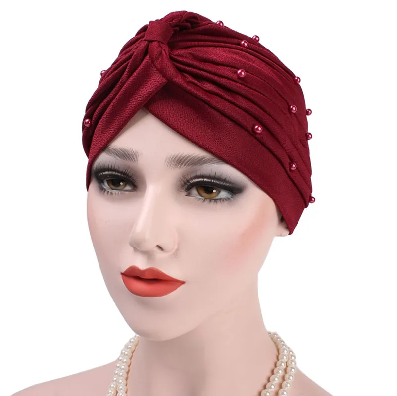 Muslim Womens Bead Ruffle Cotton Turban Hat Chemo Beanies Cap Knot Hijab Headwear Cap Head Wrap Plated Cancer Hair Accessories
Muslim Womens Bead Ruffle Cotton Turban Hat Chemo Beanies Cap Knot Hijab Headwear Cap Head Wrap Plated Cancer Hair Accessories
