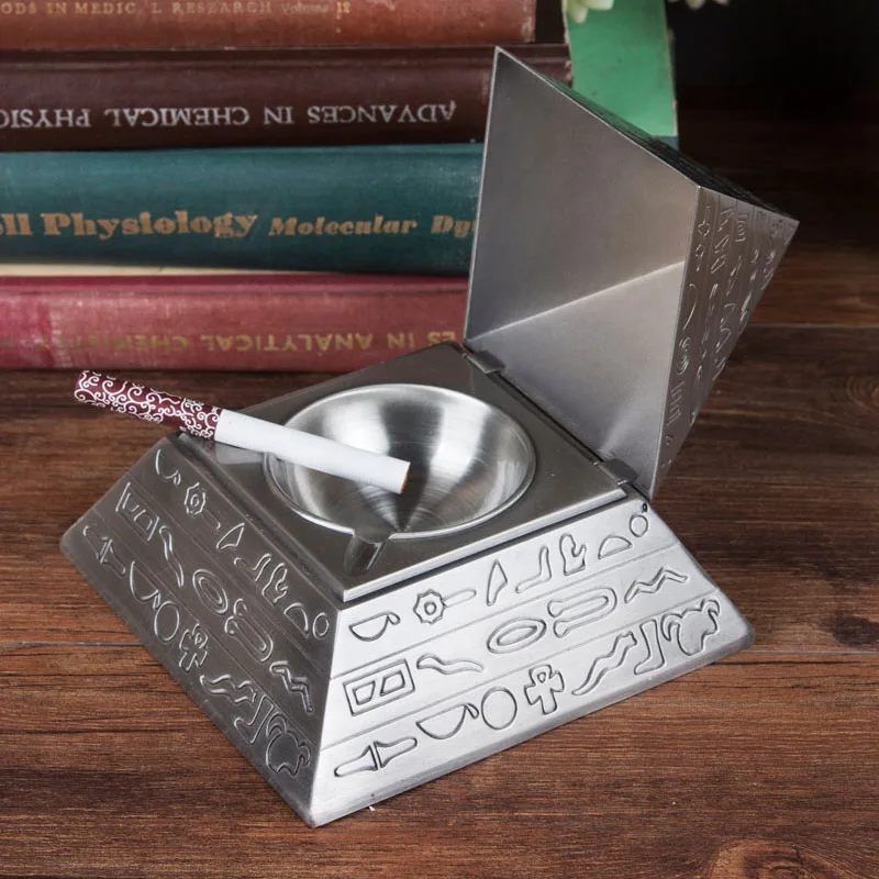 Egyptian Pyramids metal ash tray with lid vintage ashtray egyptian deoration ashtray with cover for smoking AT011
Egyptian Pyramids metal ash tray with lid vintage ashtray egyptian deoration ashtray with cover for smoking AT011