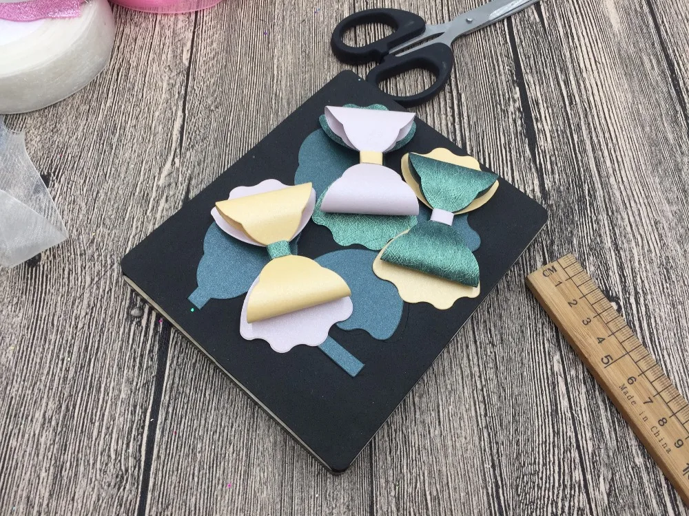 bow wood mold--3 die cut accessories wooden die Regola Acciaio Die Misura ,MY