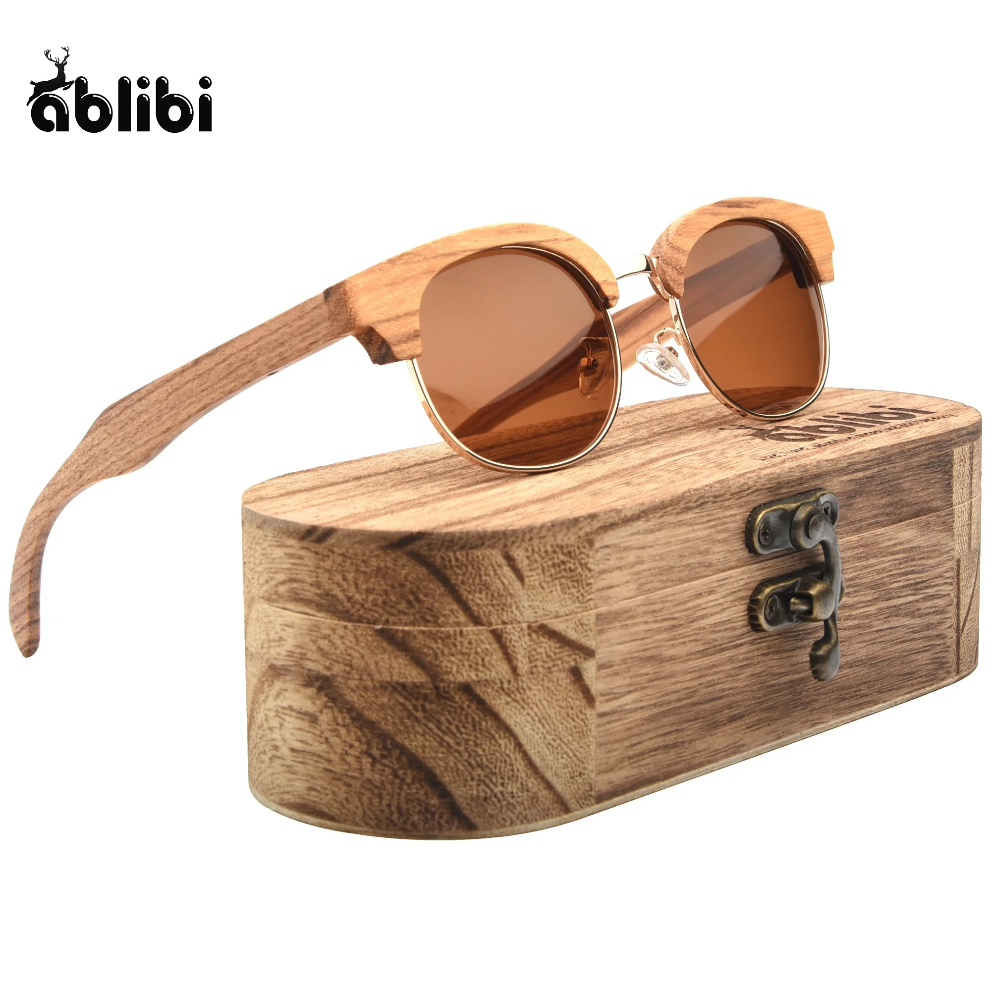 Wood Sunglasses Men ,Polarized UV400 Wooden Semi Rimless Zebra Sunglasses for Men,Engraved Gift for your friends on Birthday
Wood Sunglasses Men ,Polarized UV400 Wooden Semi Rimless Zebra Sunglasses for Men,Engraved Gift for your friends on Birthday