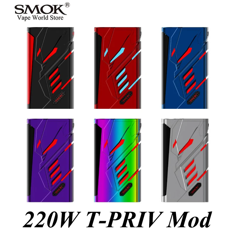 SMOK T PRIV 220 Вт модель TC электронных сигарет кальян Vape электронная сигарета мех поле