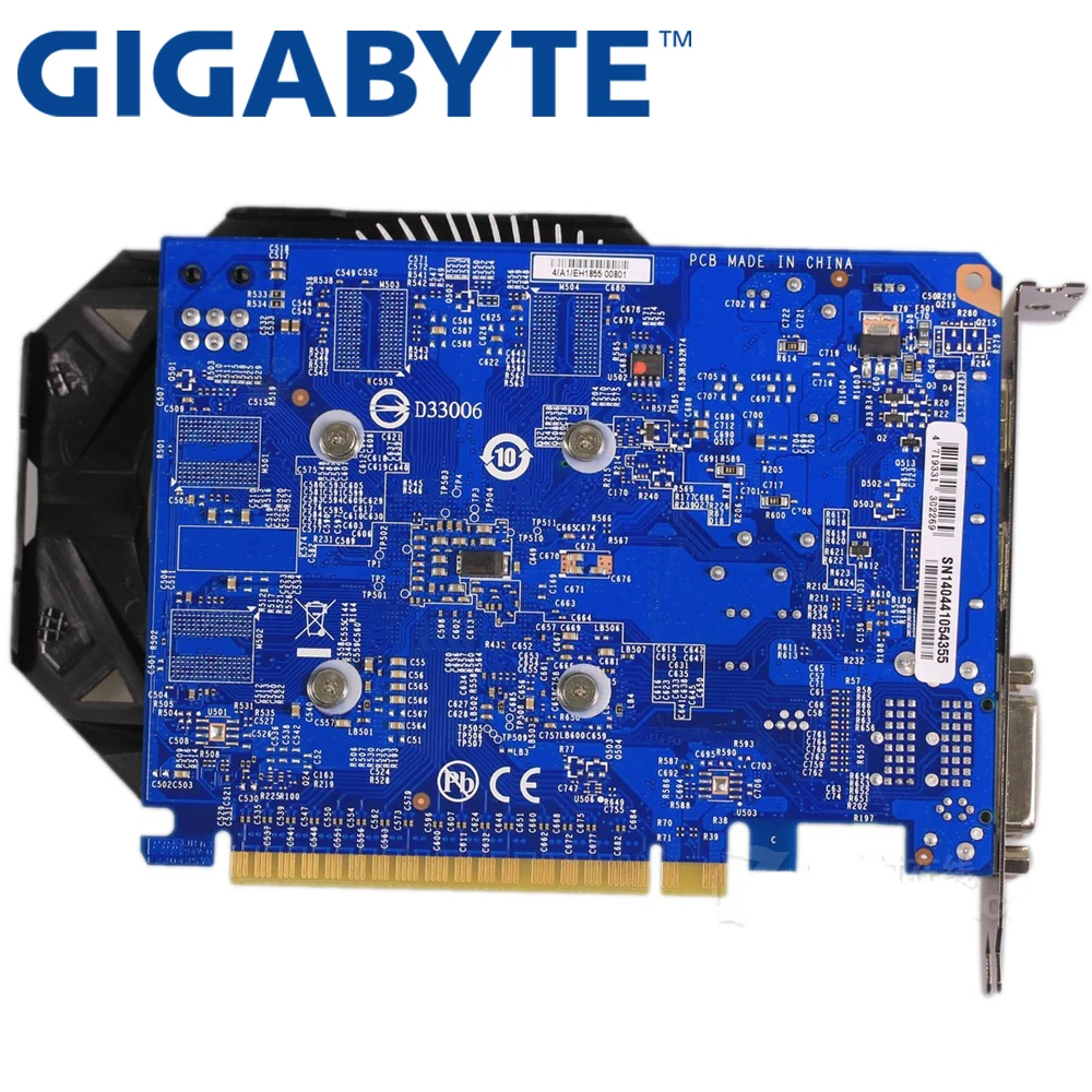 Видеокарта GIGABYTE GTX750 1 ГБ 128 бит GDDR5 графические карты для nVIDIA Geforce оригинальный GTX 750