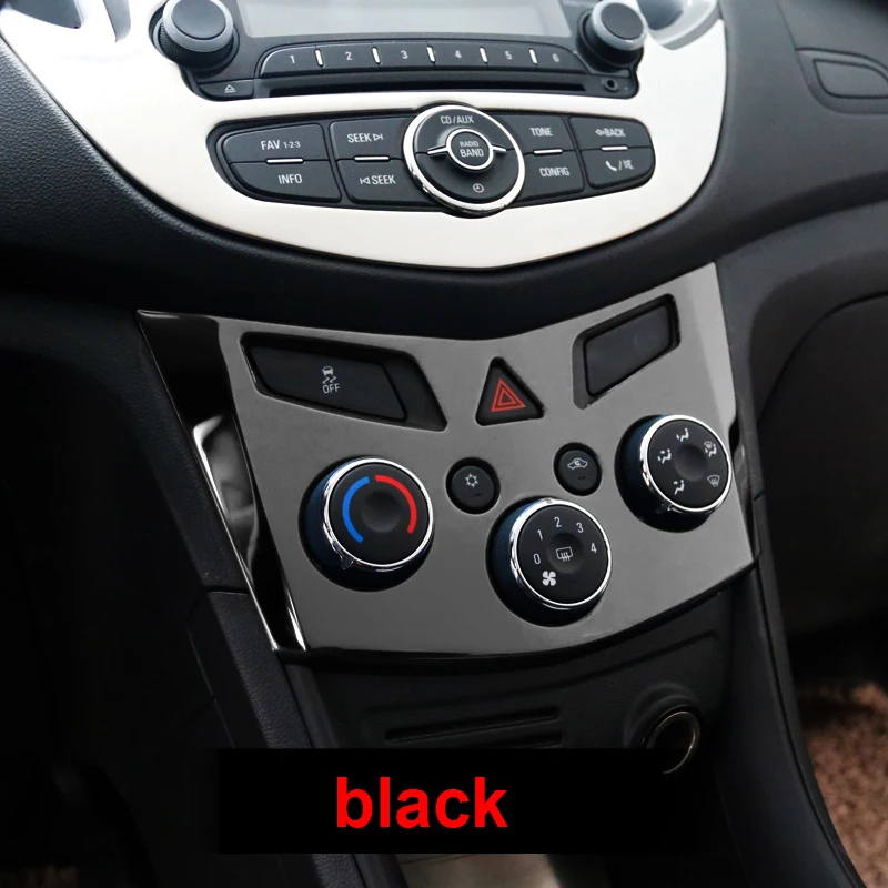 1 шт. Для Chevrolet trax 2014 2016 украшение для рамки кондиционера из нержавеющей