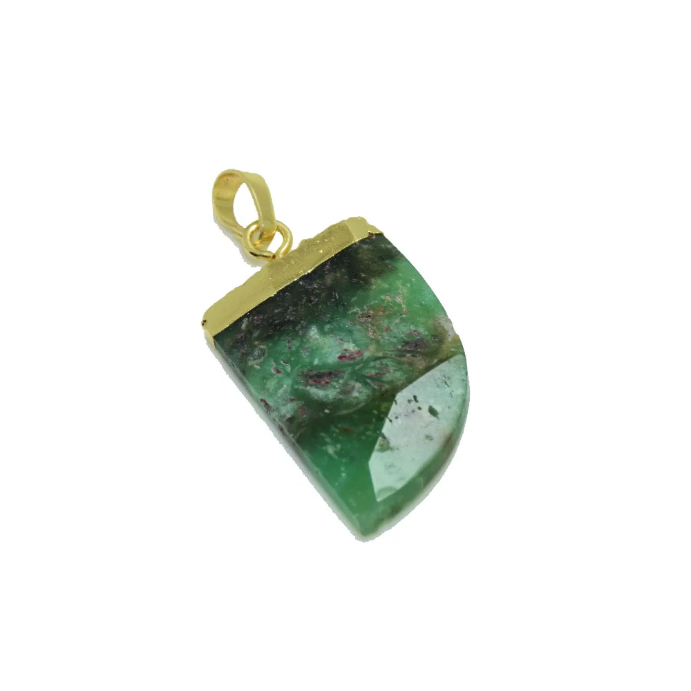 Gold Cap Natural Australian stone horn pendant for girl moon shape raw quartz Chrysoprase gold healing pendant for necklace gift
Gold Cap Natural Australian stone horn pendant for girl moon shape raw quartz Chrysoprase gold healing pendant for necklace gift
