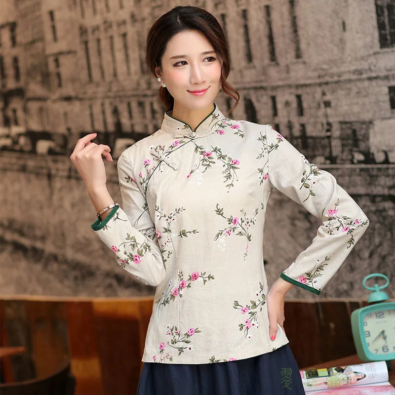 Mujer Camisa Traditional Chinese Women's Tang Suit Tops Summer Cotton Linen Blouse Handmade Button Shirt Tops S M L XL XXL
Mujer Camisa Traditional Chinese Women's Tang Suit Tops Summer Cotton Linen Blouse Handmade Button Shirt Tops S M L XL XXL
