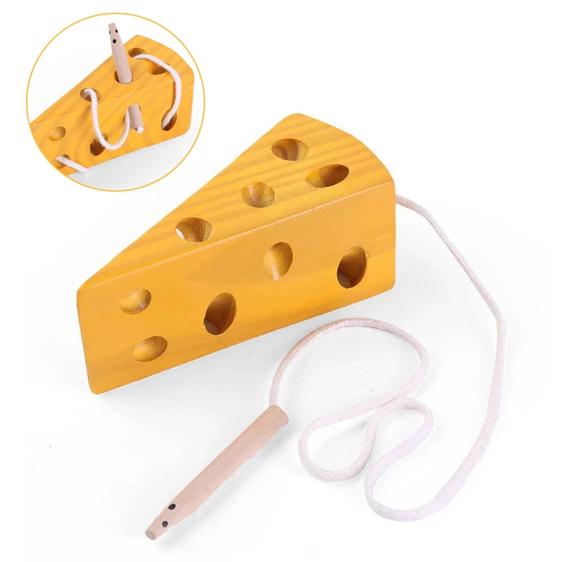 New Baby Kindergarten Mouse Thread Cheese Plaything Early Learning Education Toys Montessori Teaching Math Toy for baby
New Baby Kindergarten Mouse Thread Cheese Plaything Early Learning Education Toys Montessori Teaching Math Toy for baby
