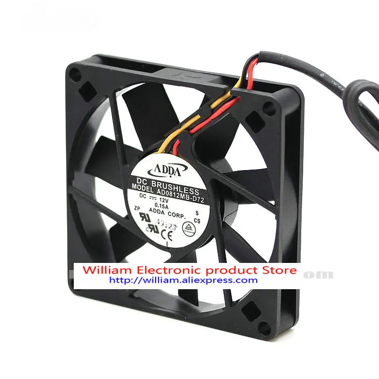 Новый Оригинальный ADDA AD0812MB-D72 8015 12V 0.15A двойной шарикоподшипник вентилятор шасси CPU
Новый Оригинальный ADDA AD0812MB-D72 8015 12V 0.15A двойной шарикоподшипник вентилятор шасси CPU