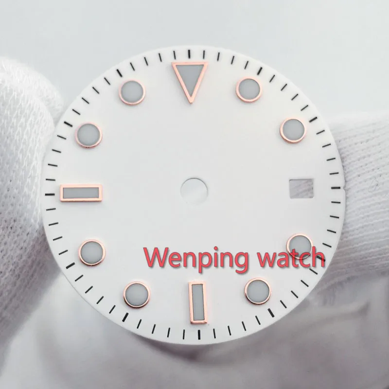 28.5mm sterile white Dial fit ETA 2836,DG2813/3804,Miyota 82 Series Automatic mechanical movement
28.5mm sterile white Dial fit ETA 2836,DG2813/3804,Miyota 82 Series Automatic mechanical movement