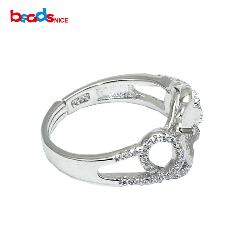 925 Sterling Silver Ring Setting Adjustable Jewelry Finding Wedding Ring Setting ID30666
925 Sterling Silver Ring Setting Adjustable Jewelry Finding Wedding Ring Setting ID30666