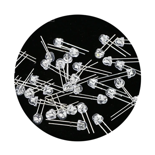 100Pcs Clear Transparent 5mm Straw Hat Type Through Hole High Brightness LED Diode Beads Light=Orange/Pink/Purple/Warm White
100Pcs Clear Transparent 5mm Straw Hat Type Through Hole High Brightness LED Diode Beads Light=Orange/Pink/Purple/Warm White