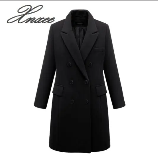 2020 autumn and winter new large size windbreaker female long section woolen coat woolen coat 
2020 autumn and winter new large size windbreaker female long section woolen coat woolen coat