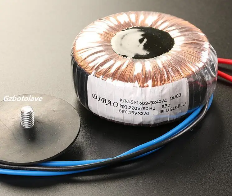20W Customize A small ring transformer double 15V special for preamplifire headphone DIY
20W Customize A small ring transformer double 15V special for preamplifire headphone DIY