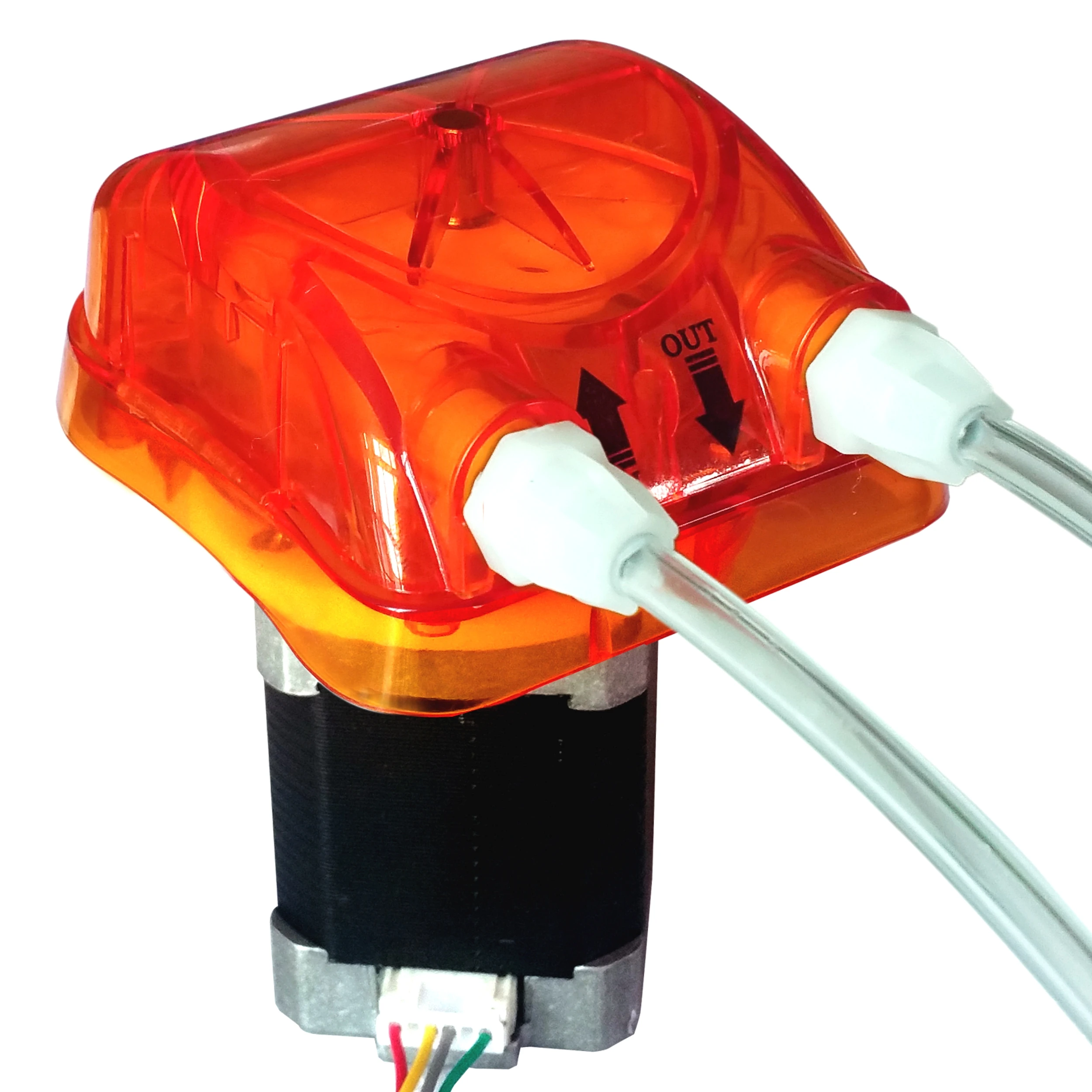 250ml/min, 4 Rollers, 24V Honlite Stepping Peristaltic Pump with Exchangeable Pump Head and PharMed BPT Peristaltic Tube
250ml/min, 4 Rollers, 24V Honlite Stepping Peristaltic Pump with Exchangeable Pump Head and PharMed BPT Peristaltic Tube