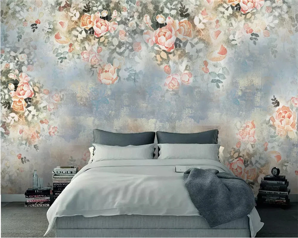 Beibehang Custom wallpaper retro rose background wall modern hand-painted floral photo wallpaper papier peint 3d wallpaper
Beibehang Custom wallpaper retro rose background wall modern hand-painted floral photo wallpaper papier peint 3d wallpaper