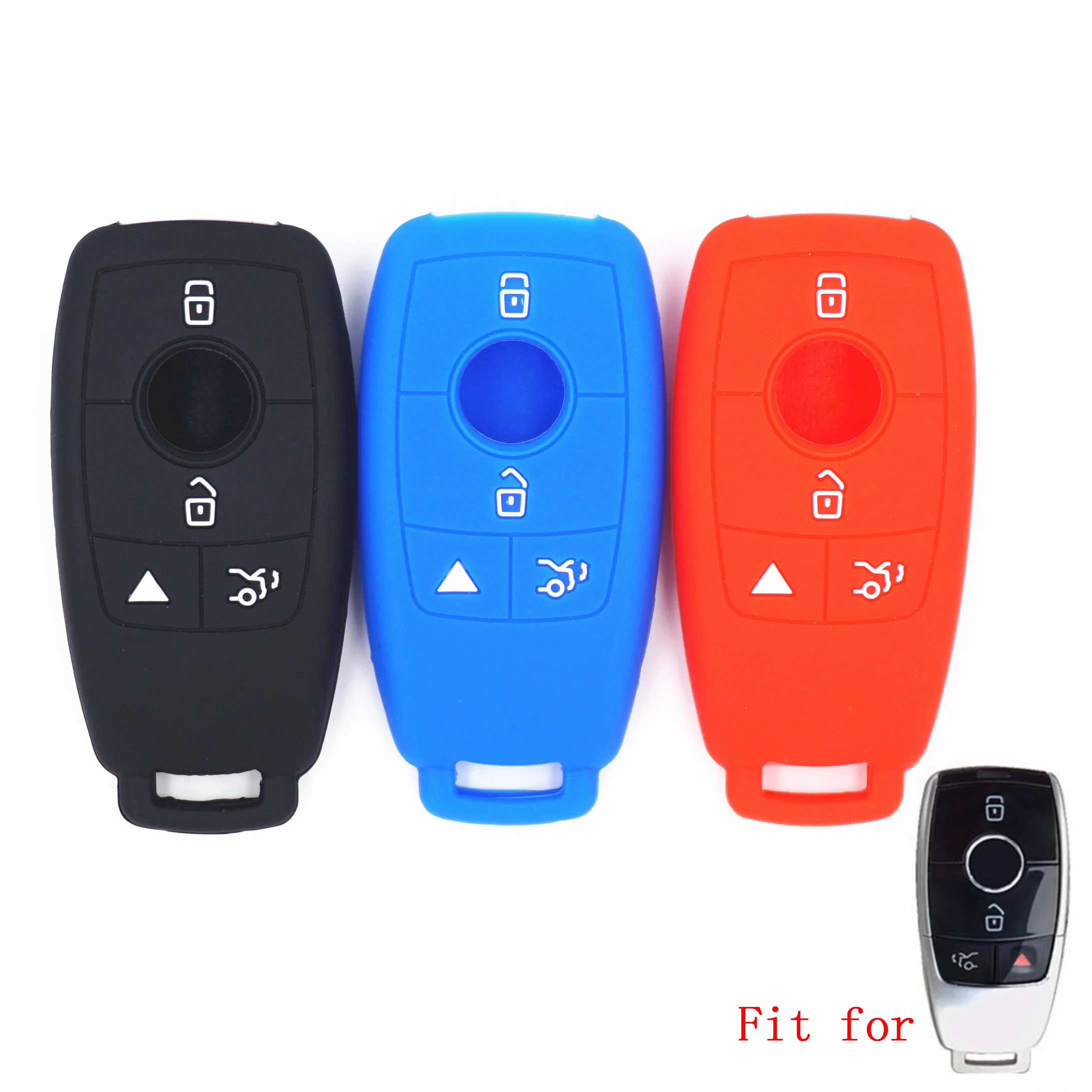 WFMJ Silicone Remote Smart 4 Buttons Key Holder Chain Cover Fob for 2017 2018 2019 Mercedes Benz E S Class W213 E200 E300 E400
WFMJ Silicone Remote Smart 4 Buttons Key Holder Chain Cover Fob for 2017 2018 2019 Mercedes Benz E S Class W213 E200 E300 E400