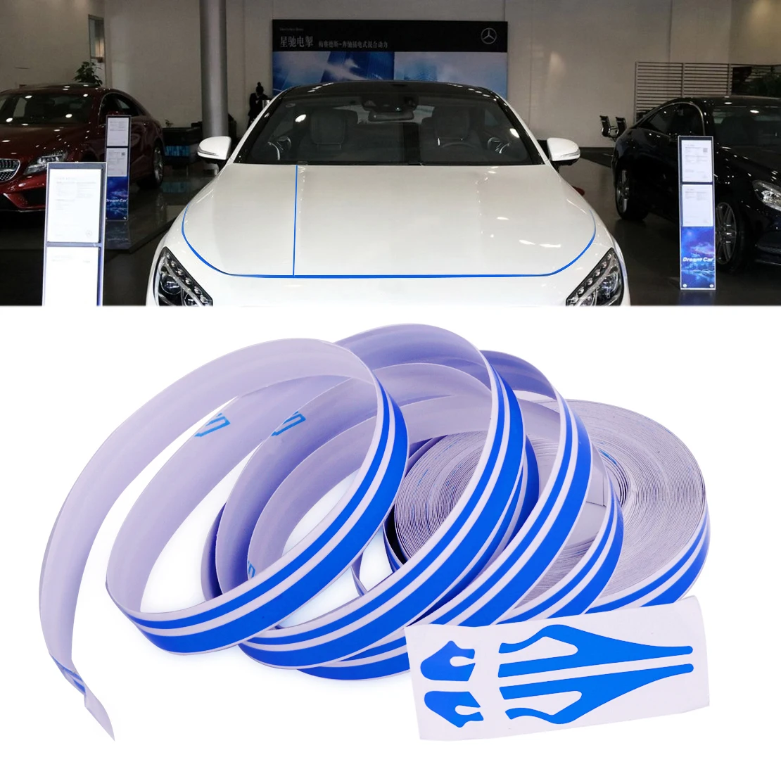 CITALL 12mm x 980cm Car Body Striping Sticker Double Line Tape Vinyl Decal Pinstripe Streamline Gold/Silver/Blue/Green/Red/White
CITALL 12mm x 980cm Car Body Striping Sticker Double Line Tape Vinyl Decal Pinstripe Streamline Gold/Silver/Blue/Green/Red/White