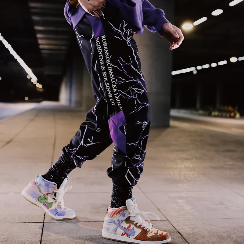 Ins Thin Pants Men Reflective Strip Casual Cargo Joggers Hip Hop Men's Dance Pants Hot Streetwear Muti Color trousers Male
Ins Thin Pants Men Reflective Strip Casual Cargo Joggers Hip Hop Men's Dance Pants Hot Streetwear Muti Color trousers Male