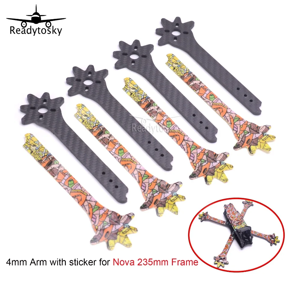 FPV Carbon fiber 4mm arm replacement spare parts with Sticker for Nova Freestyle 235 235mm Frame 3k Full Carbon fiber Quadcopter
FPV Carbon fiber 4mm arm replacement spare parts with Sticker for Nova Freestyle 235 235mm Frame 3k Full Carbon fiber Quadcopter