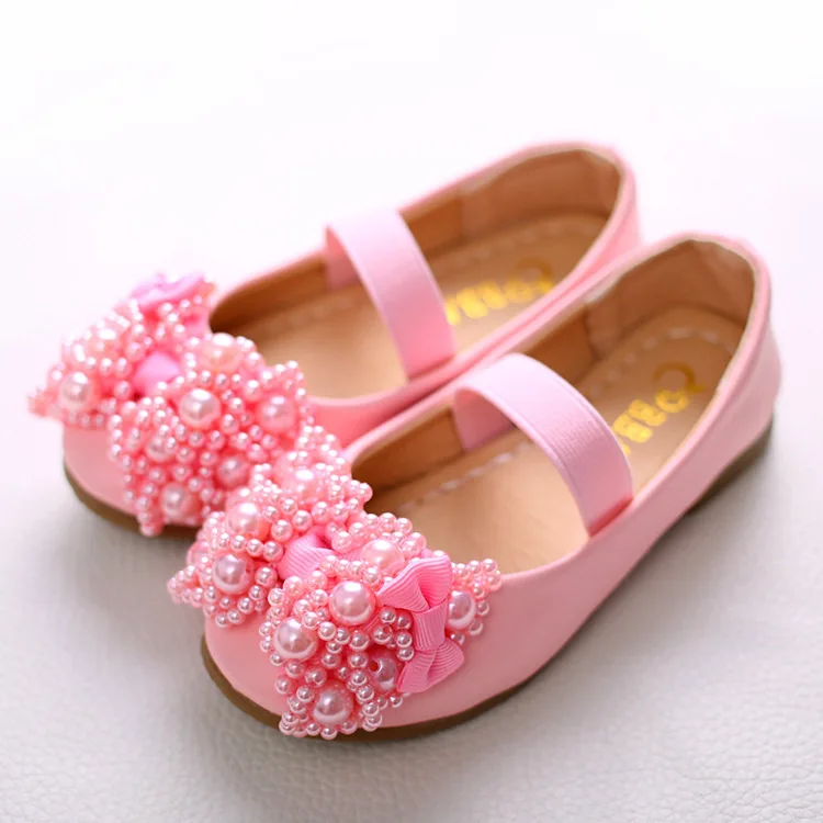Pure Pearl Bow Tie Princess Spring Autumn Antiskid Dance Performing Child Shoes Children's Anti-Slippery Girls Eur 26 - 36 #1
Pure Pearl Bow Tie Princess Spring Autumn Antiskid Dance Performing Child Shoes Children's Anti-Slippery Girls Eur 26 - 36 #1