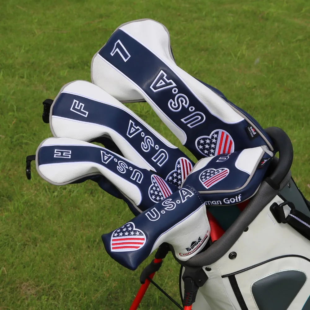 Craftsman Golf Headcover Wood cover PU Leather Golf Club Headcovers Wood Head Covers for #1# F#H
Craftsman Golf Headcover Wood cover PU Leather Golf Club Headcovers Wood Head Covers for #1# F#H