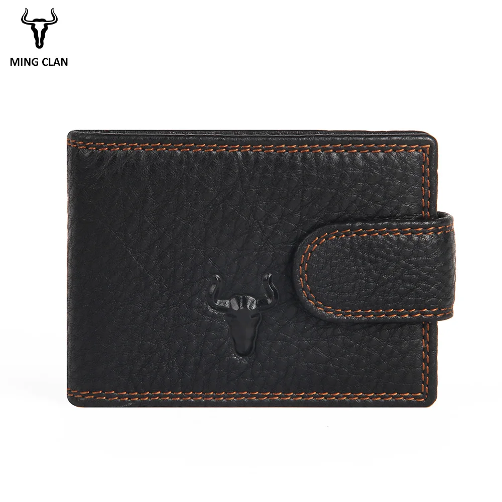 

Mingclan Genuine Leather Unisex Card Holder Wallets High Quality Female Credit Card Bag Women Pillow Organizer Purse Case Box